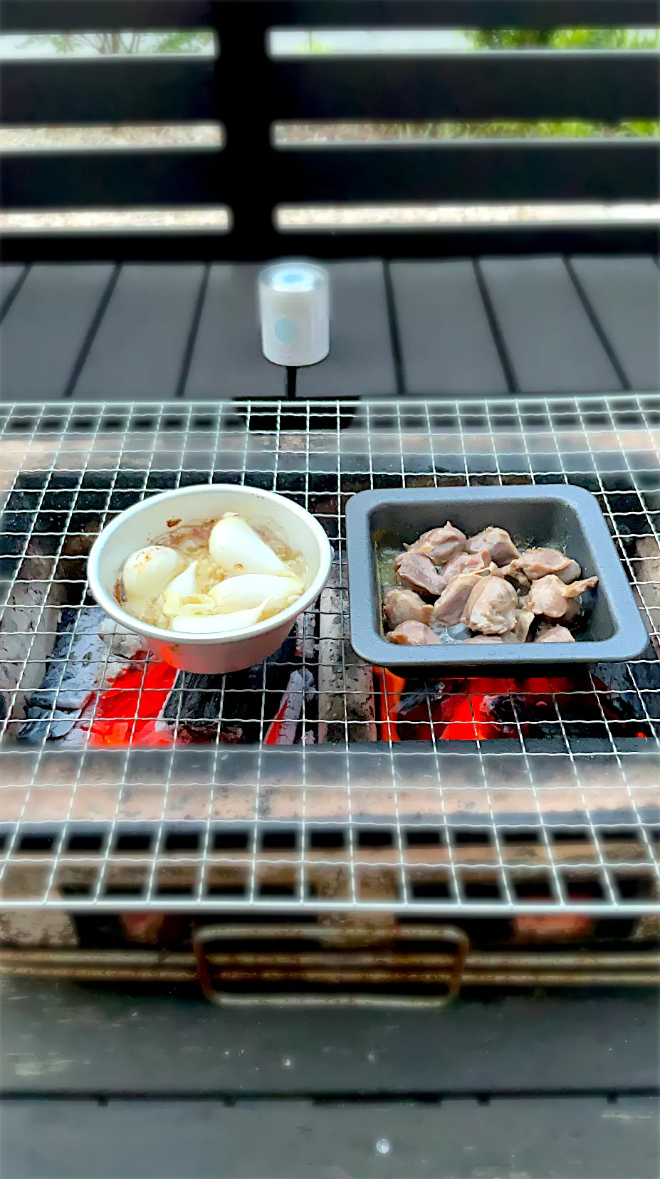 Snapdishの料理写真:🌏おいしい世界ごはんパートナー🌍
✨ワールド調味料✨
七輪deおうちバーベキューBBQにんにくと砂肝をマヨルカ島の塩で🏝️|9421beruさん