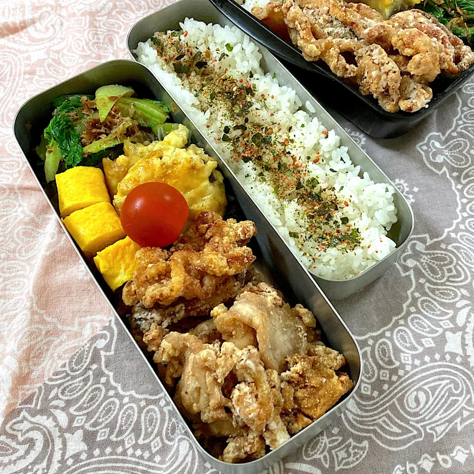 豚肉のカリカリ揚げ弁当|SaDaさん