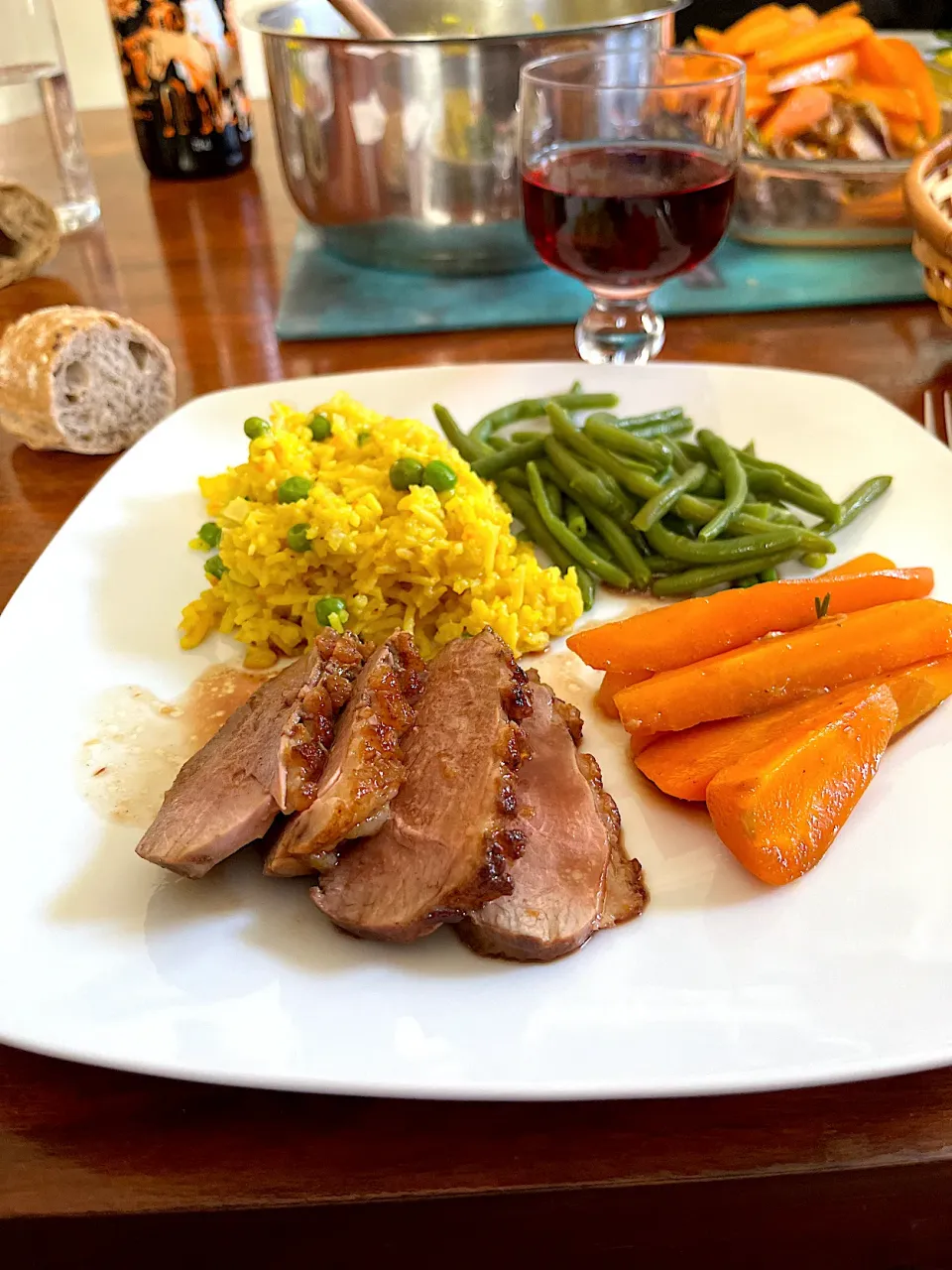 Canard à l’orange et riz au safran|Laki Maikaʻiさん