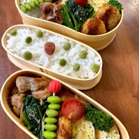 豆ご飯弁当|acoさん