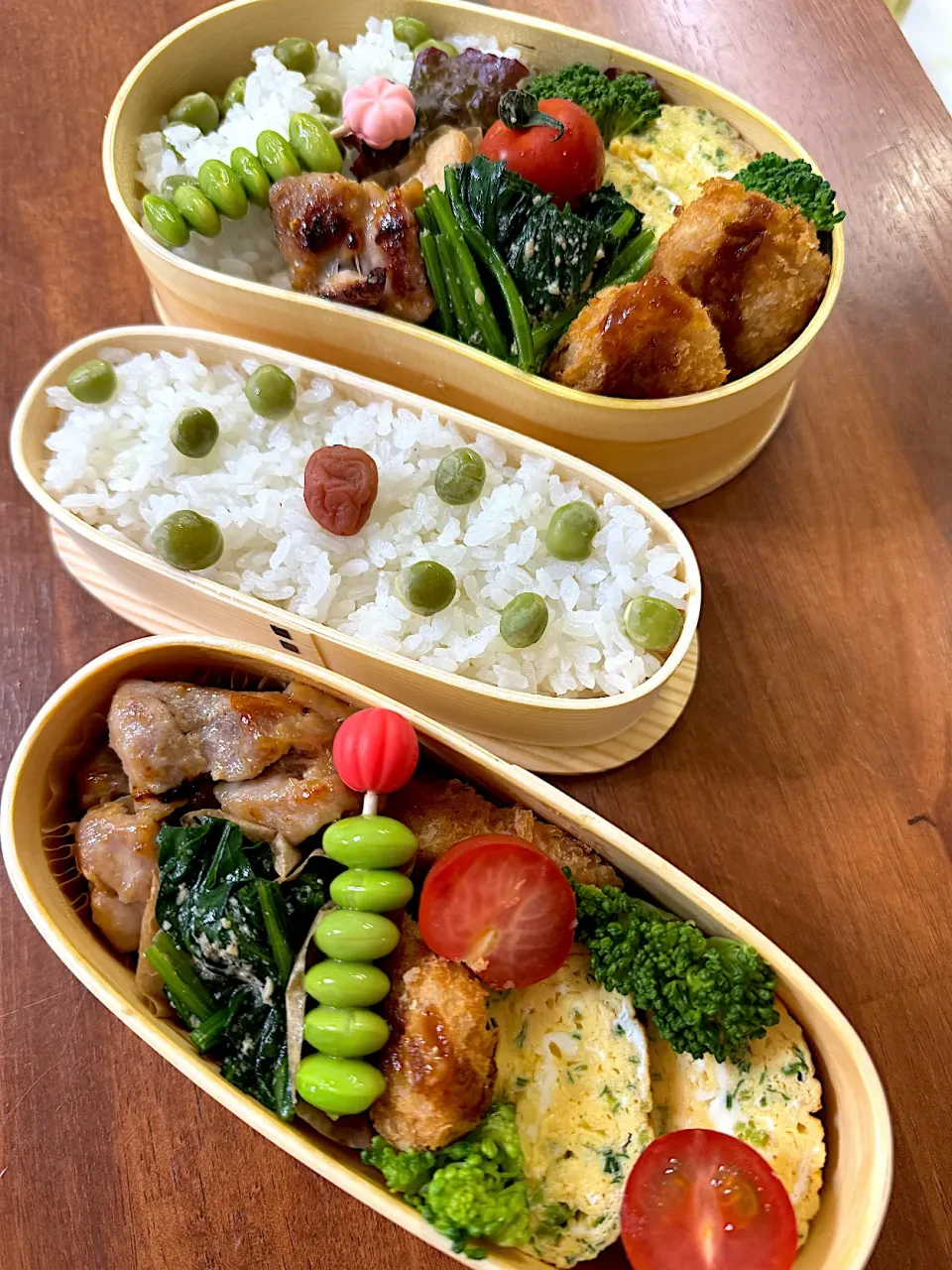 Snapdishの料理写真:豆ご飯弁当|acoさん