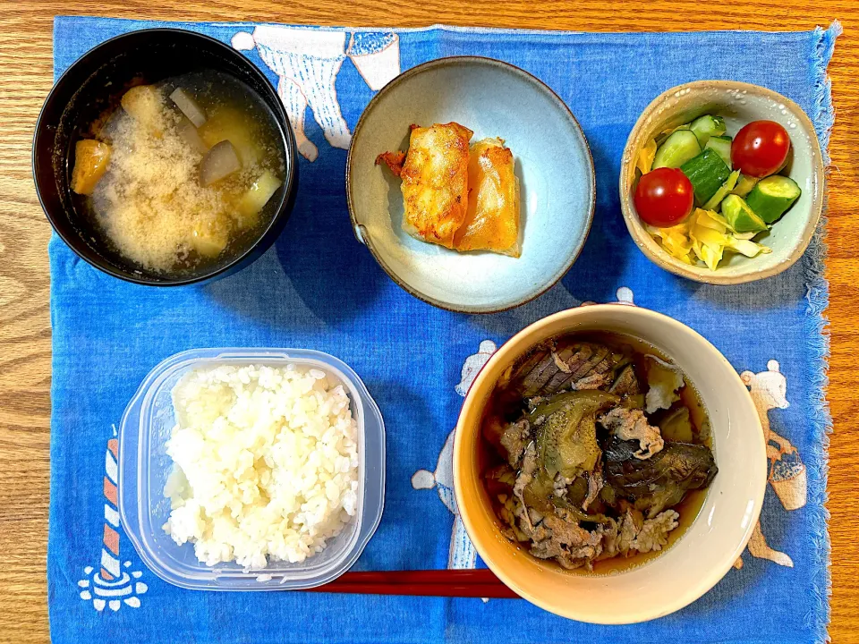 ナスと豚の煮物|ハラダメシさん