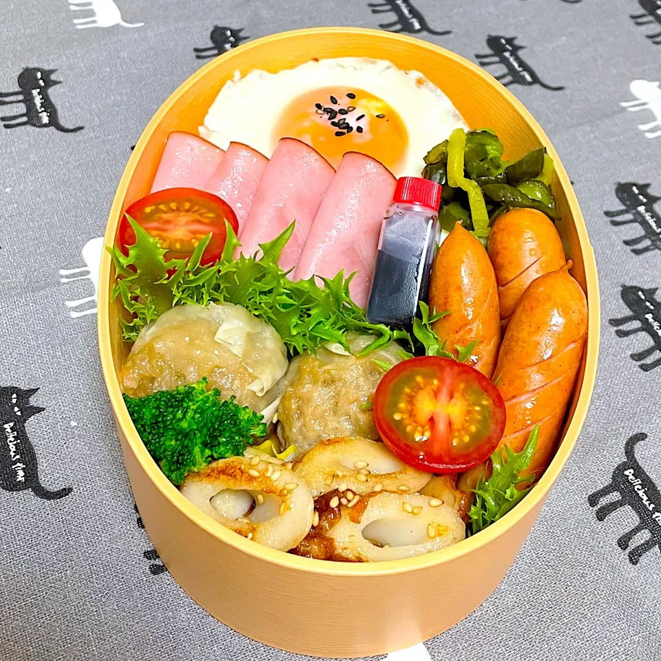 Snapdishの料理写真:ハムエッグ弁当|つーたんさん