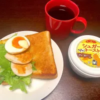 Snapdishの料理写真:朝ごパン|Chiharuさん