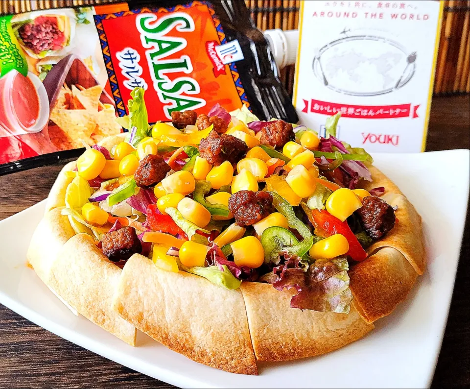 トルティーヤカップ＆メキシカンサラダ🥗|ayaさん