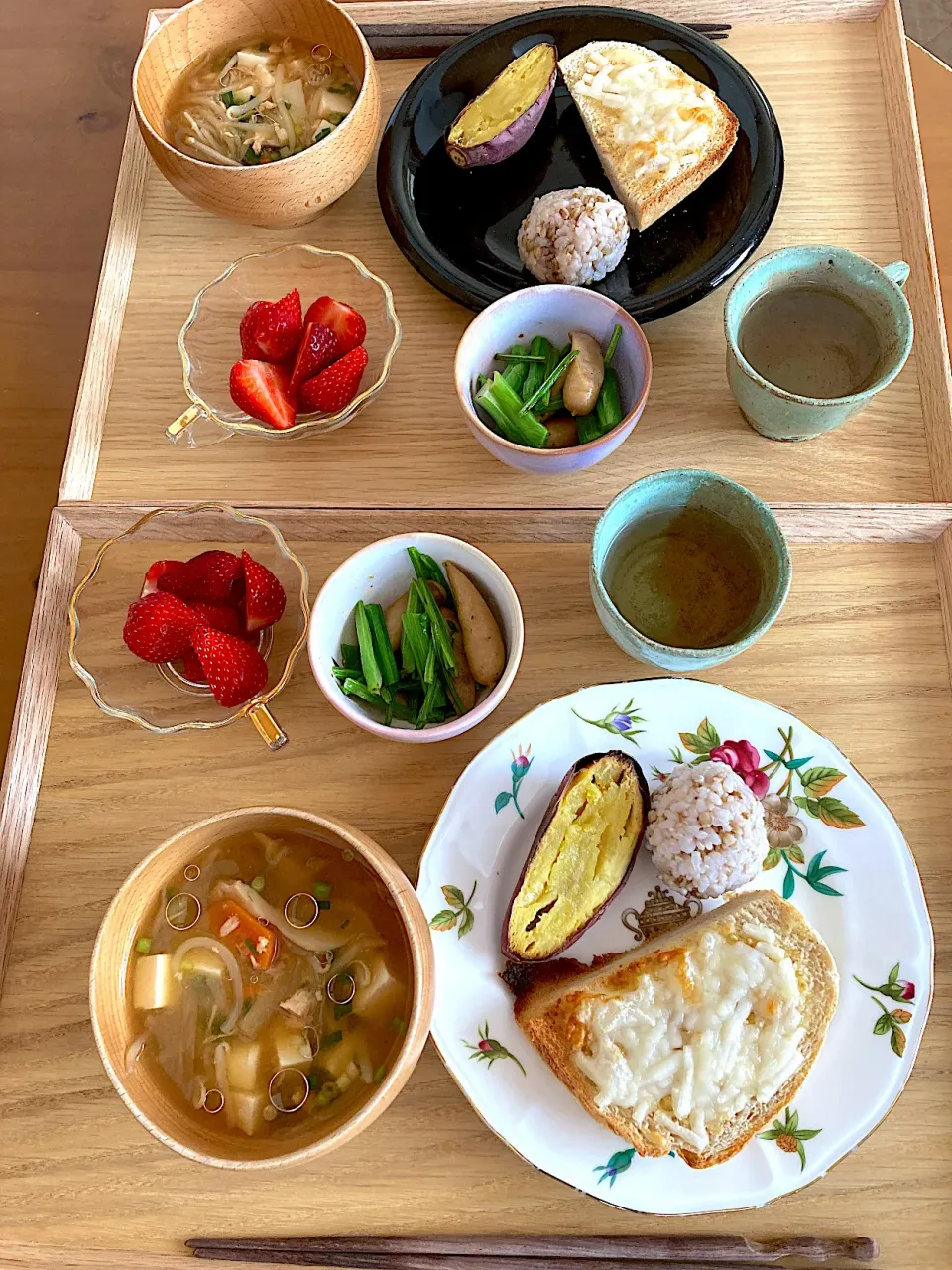 色んな栄養バランスよく摂る朝ごはん❀.(*´◡`*)❀.|さくたえさん