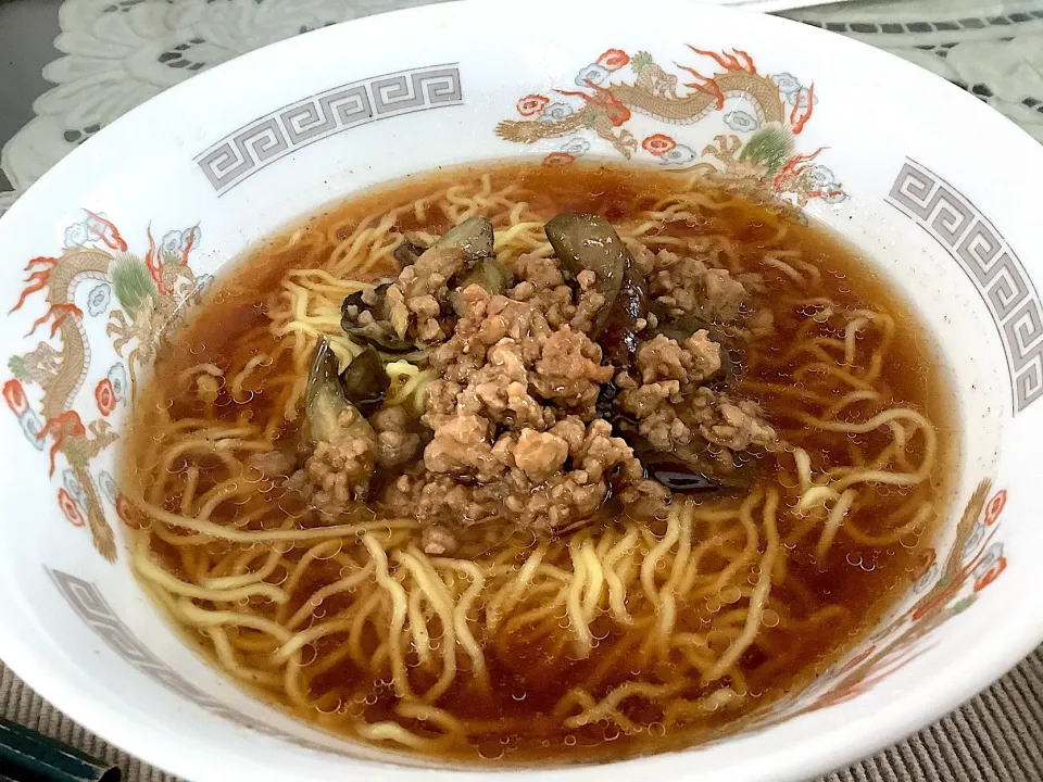 麻婆茄子麺🍜😋|アライさんさん