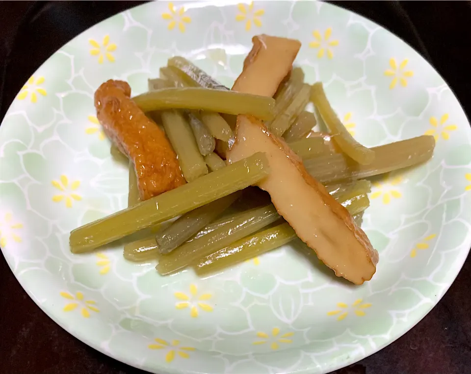 ふきとさつま揚げの煮物|葉子さん