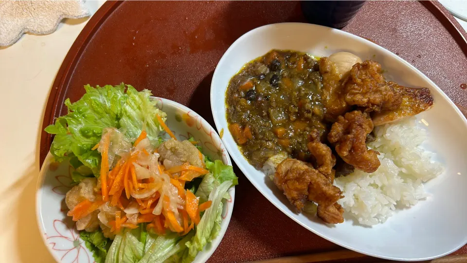 南蛮漬けとチキンカレー|バジルママさん