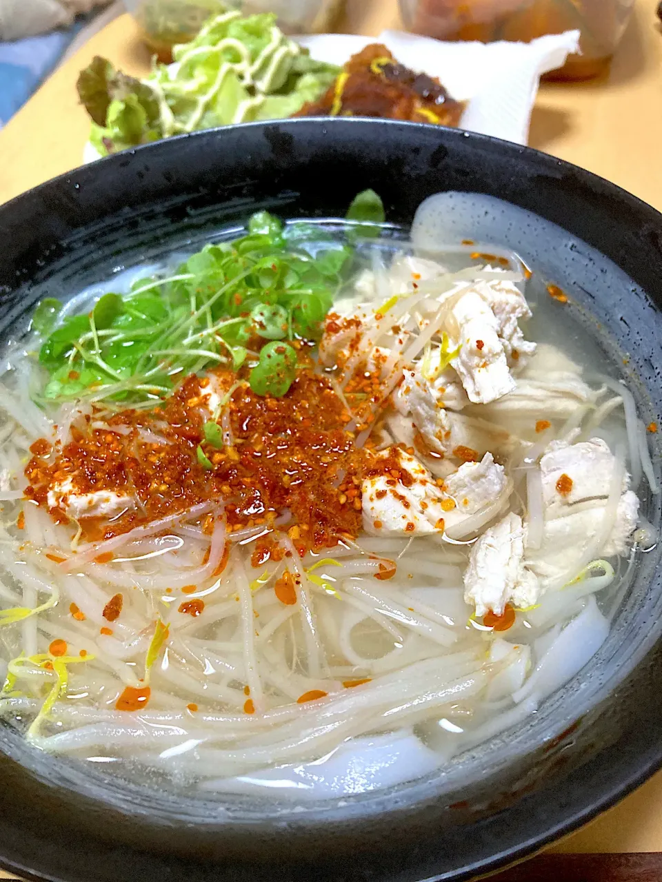 単身赴任中の男飯(鶏肉のフォー)|おおもりの星さん