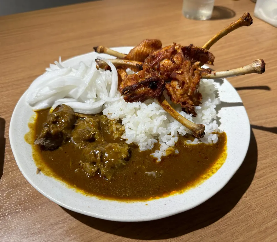 牛すじカレー、チキントッピング🍗🍛|buhizouさん