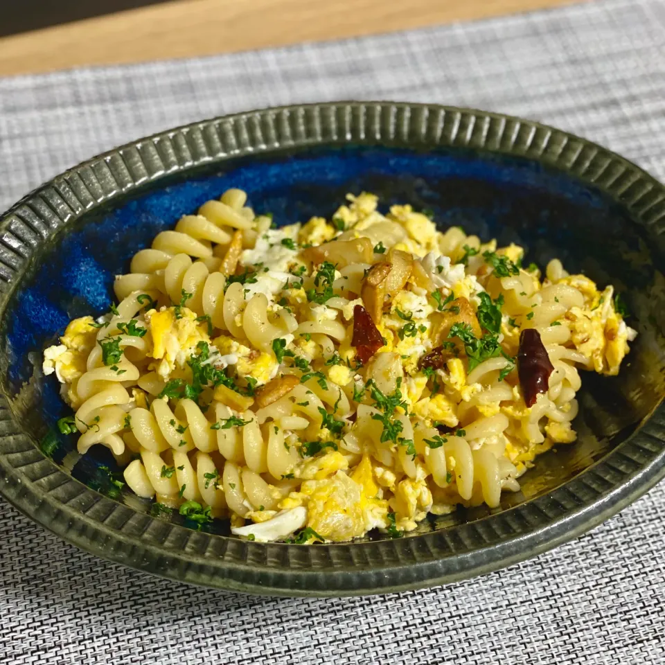 貧乏人のパスタ　フジッリver|OLの気ままご飯🍽さん