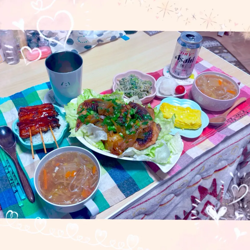 Snapdishの料理写真:５／７ ｔｕｅ 晩ごはん🍴＊○°|rinaronarさん