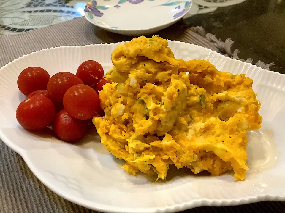 カボチャのサラダ🥗🎃😋|アライさんさん