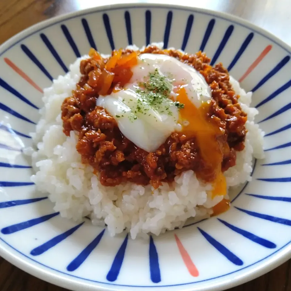 ヤマキ氷熟マイルド削りかつお節キーマカレー|ソコツモノさん