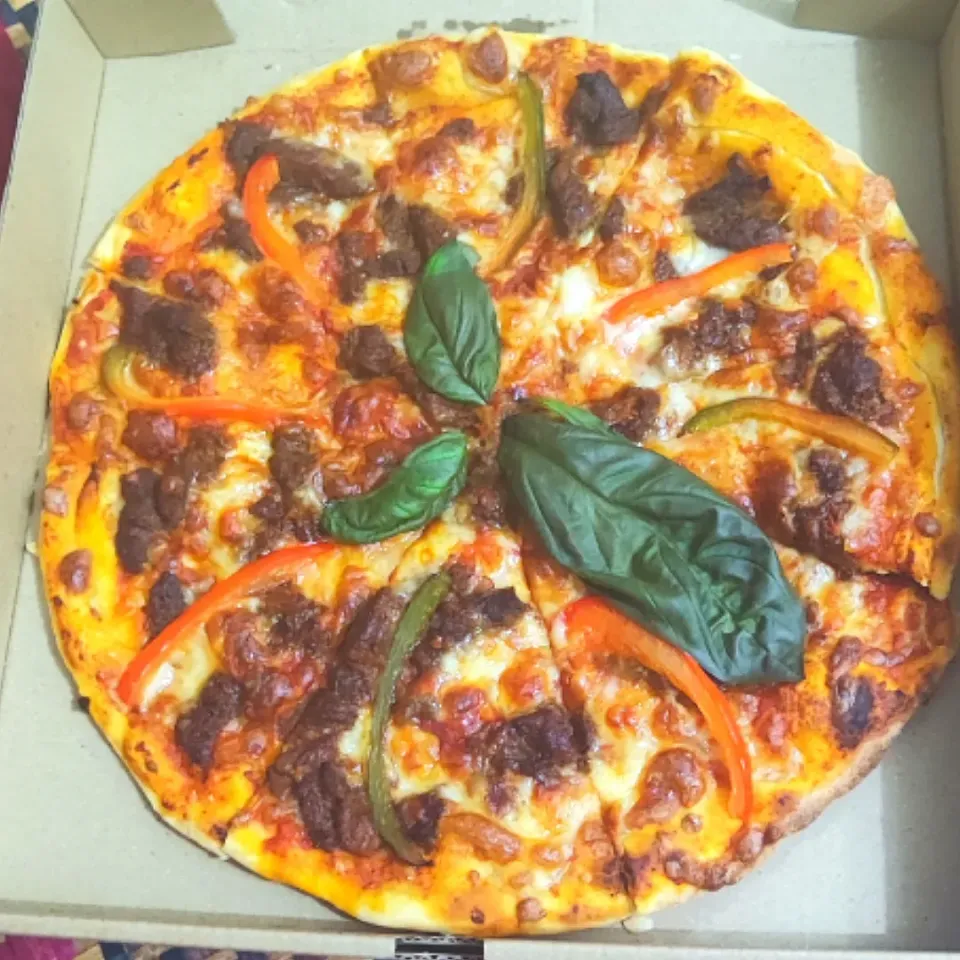 Mongolia Beef Pizza|simatasepetさん