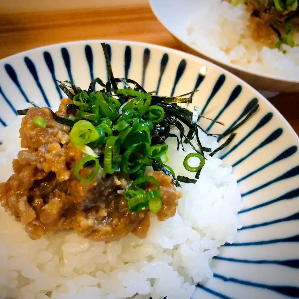 Snapdishの料理写真:鯵のたたき丼|ユミさん