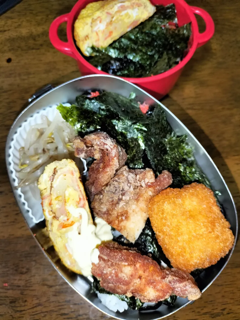 旦那　私弁当🍱
　のり弁当😄|miimiさん