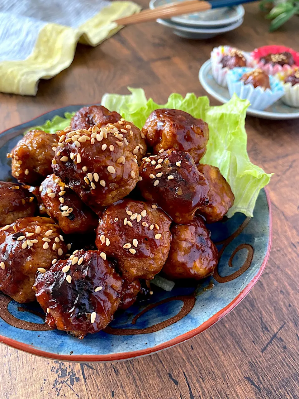 照り焼き豆腐ミートボール|ちぐあささん