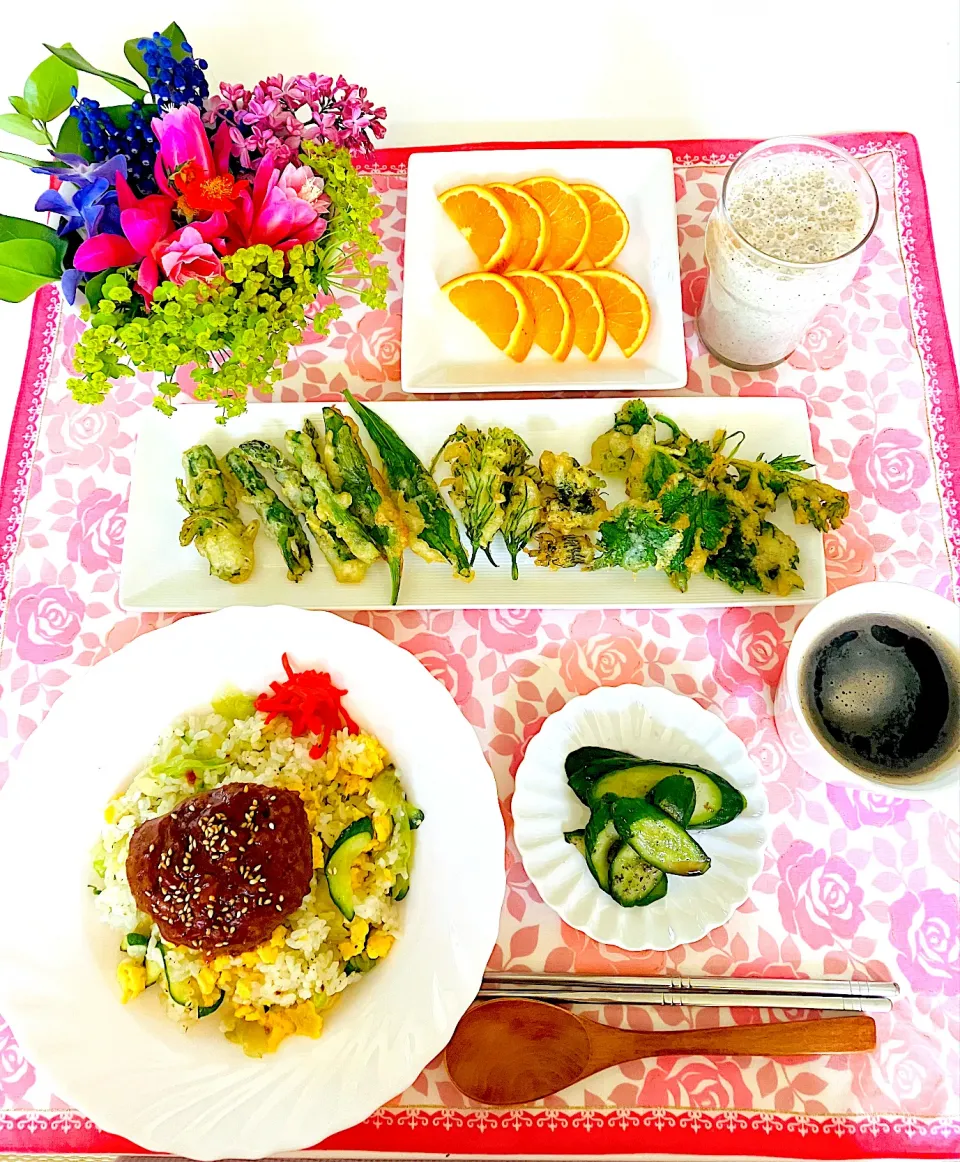 Snapdishの料理写真:今日の美味しい幸せ朝ごはん^ - ^|HAMI69さん