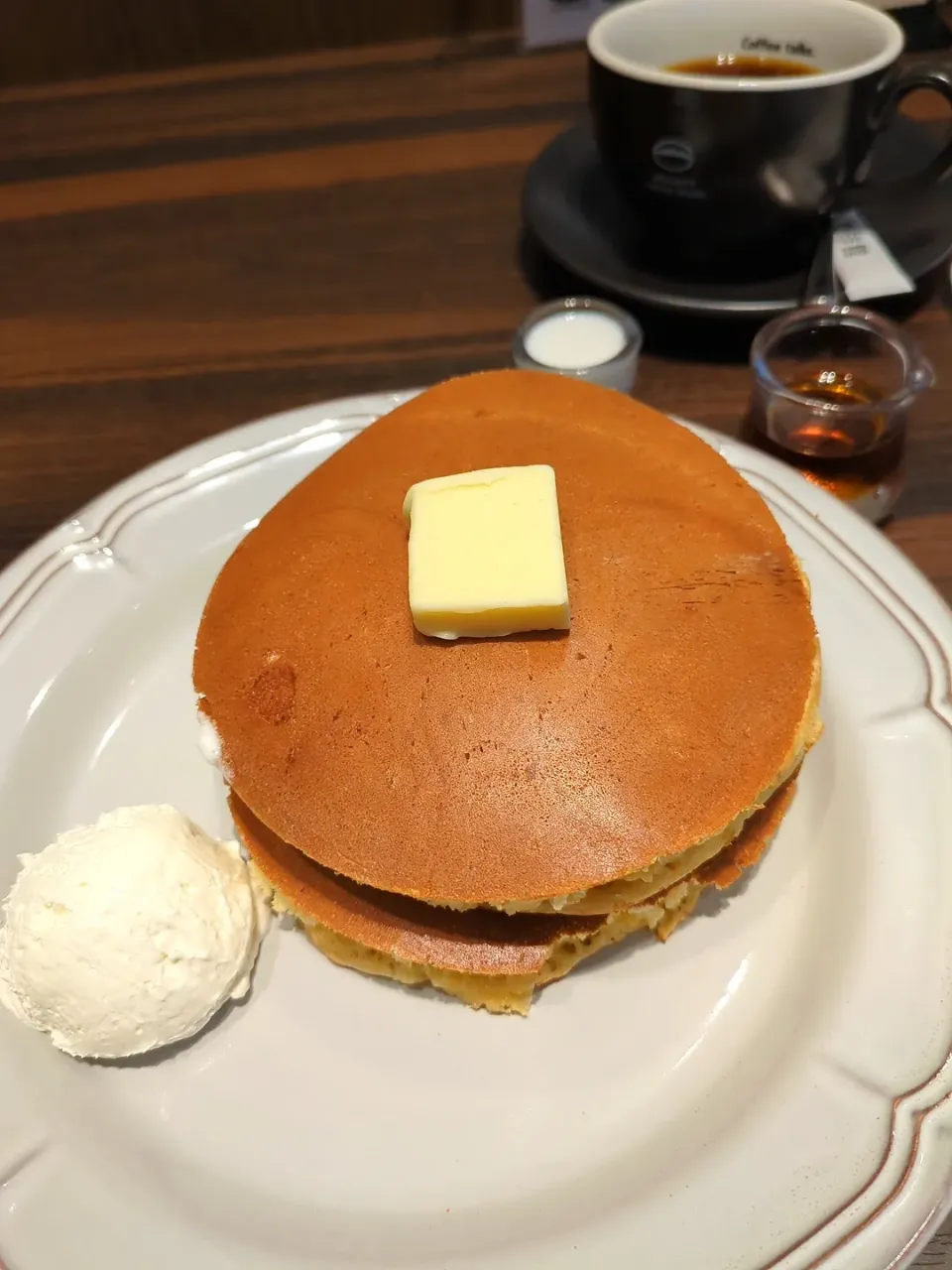 珈琲館ホットケーキ🥞|とへとへさん