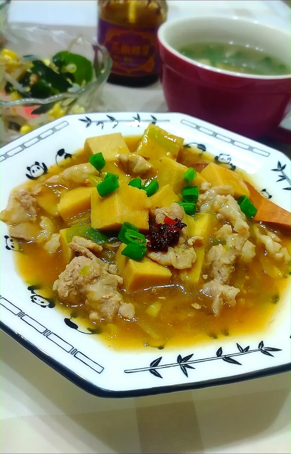 Snapdishの料理写真:麻婆高野豆腐|みったんさん