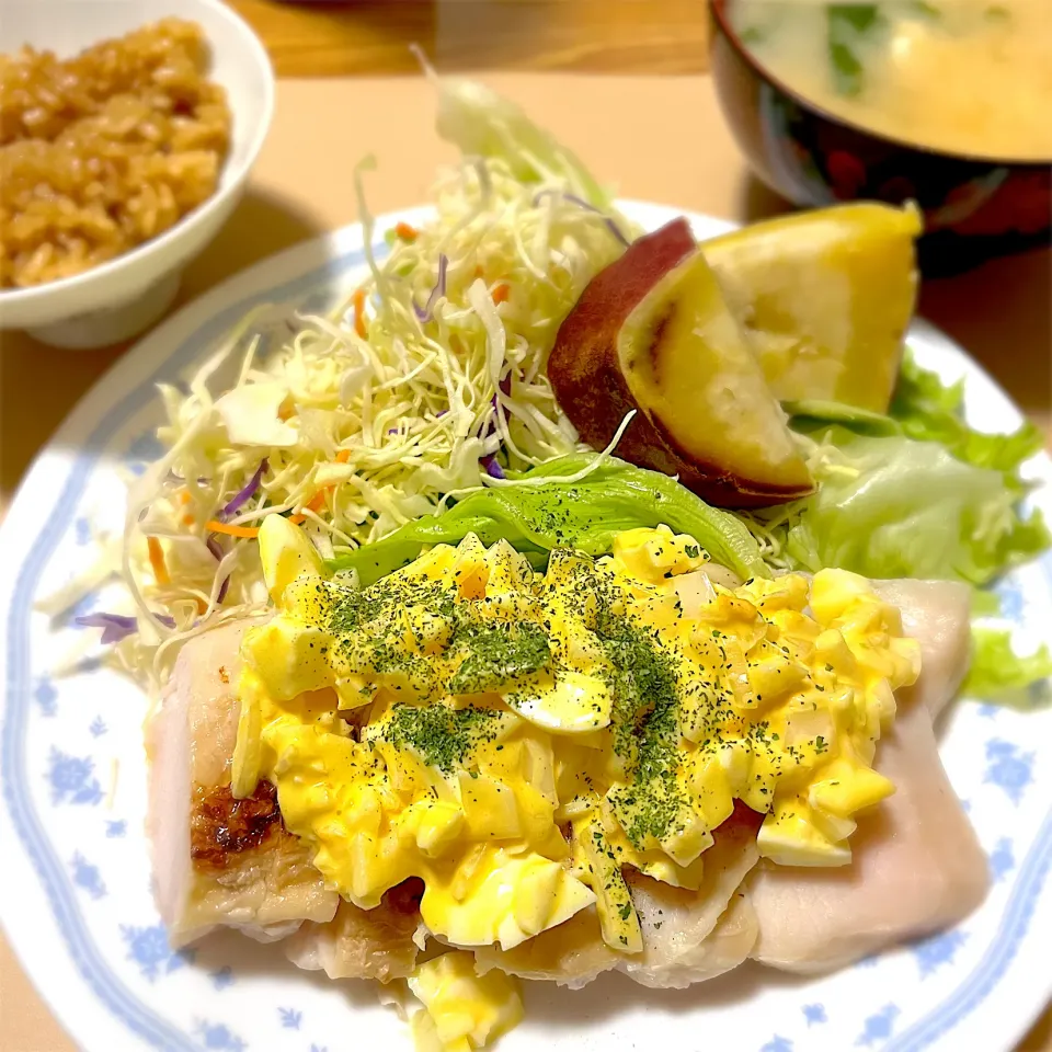 2024/05/16 鶏ハム&タルタルソース、バーミキュラで焼き芋|kykyさん