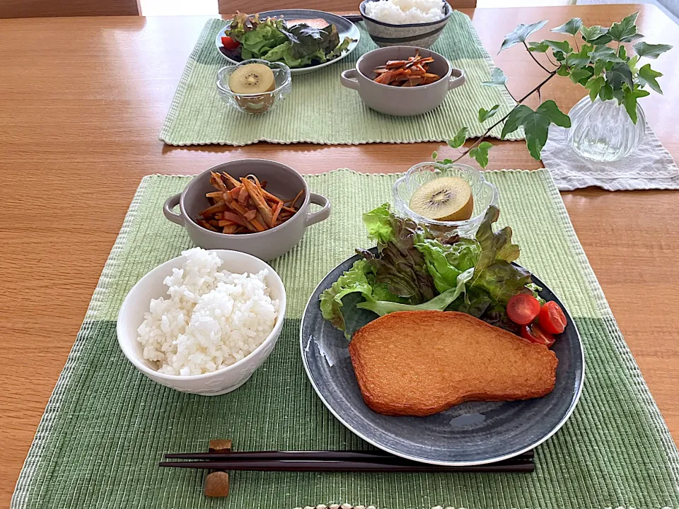 ＊おさかなステーキ🐟洋風きんぴら＊|＊抹茶＊さん