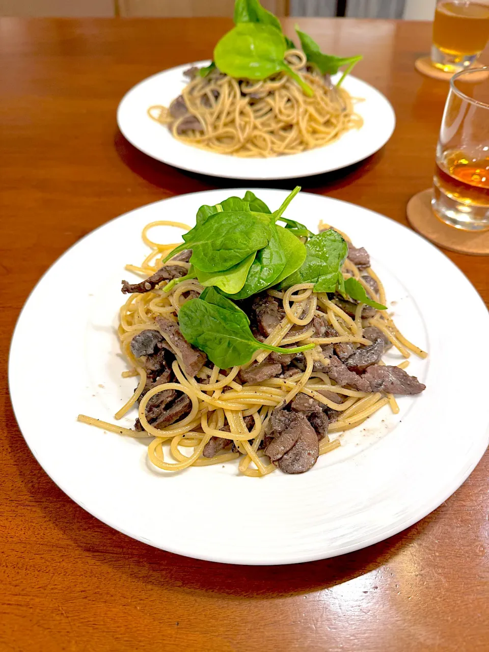 ビーフ🥩とマッシュルーム🍄のクリームパスタ🍝！|Mayumiさん