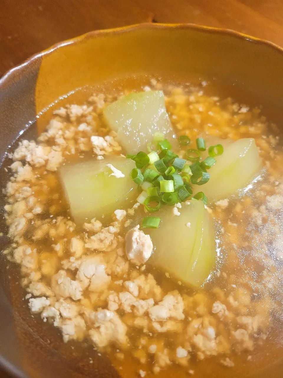 冬瓜の鶏ひき肉あんかけ|あんさん