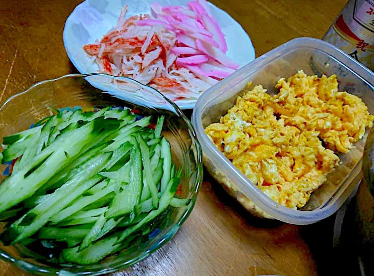 前日の残り物 何故かちびっ子が喜ぶ素麺の具材|🐈⸒⸒⸒⸒つるのダンス🐈🐾さん