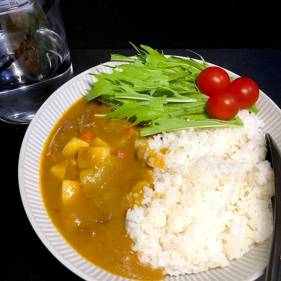 22:03 料亭のまかないカレー🍛|へれ子さん