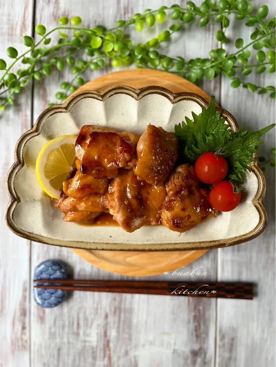 鶏もも肉の照り焼き♡|ハナたなさん