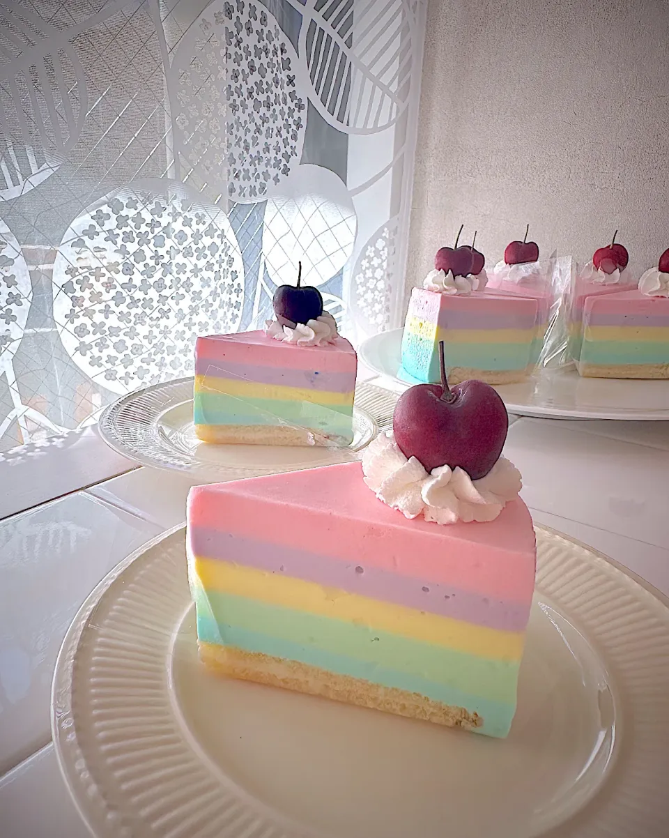 レインボーチーズケーキ🌈|KEIKOさん