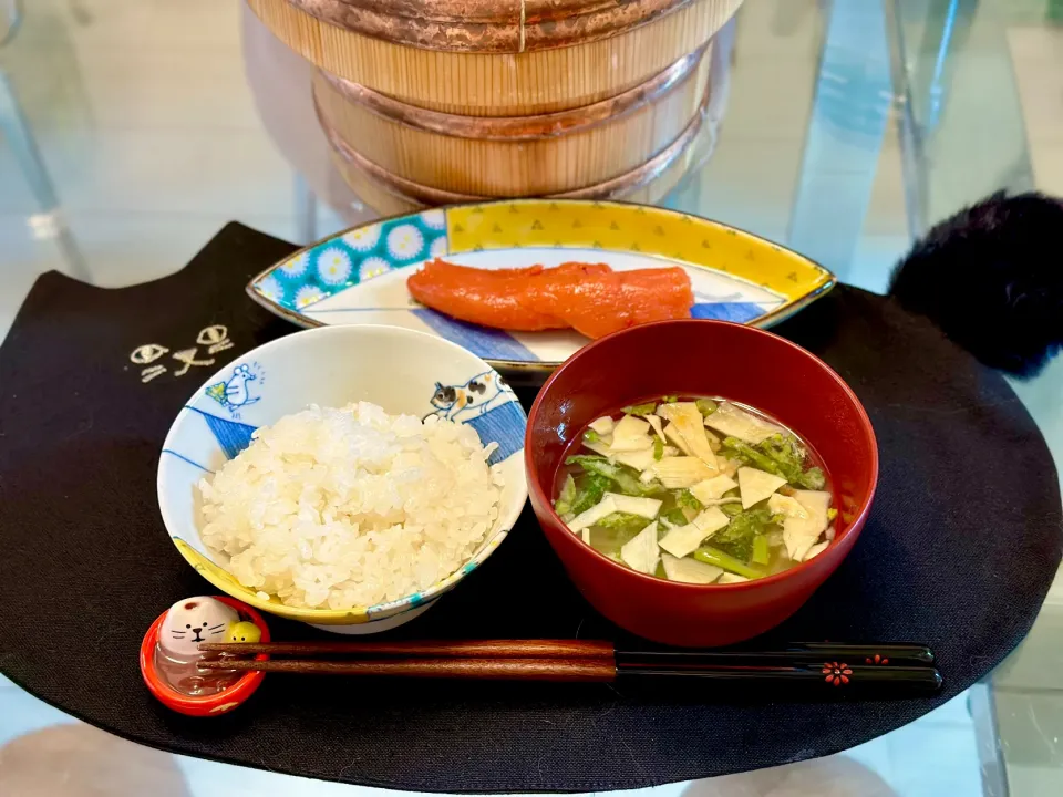 一汁一菜の朝ごはん🍚|にゃあ（芸名）さん