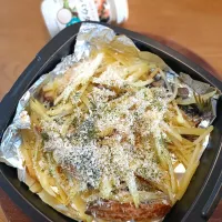 Snapdishの料理写真:鰯とじゃがいものチーズ焼き|babyleafさん