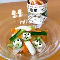 🥣塩糀パウダーでさっぱり浅漬け🥒