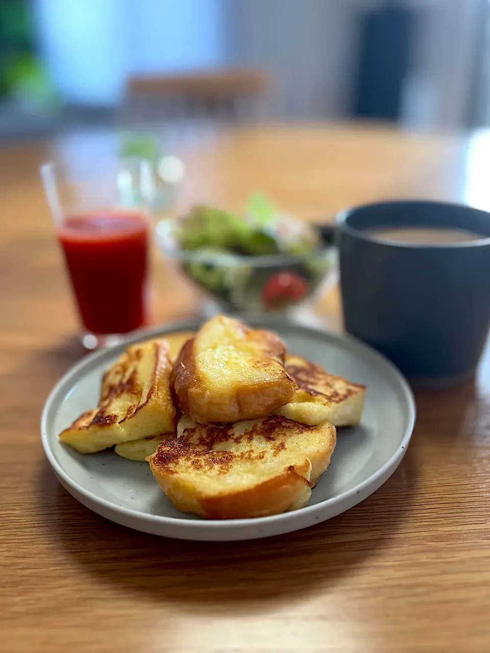 Snapdishの料理写真:5/19の朝食　フレンチトースト！|yoneさん