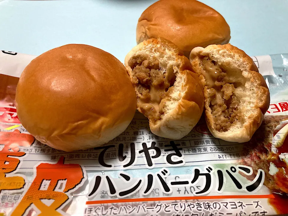 てりやきハンバーグパン|はっちぃさん