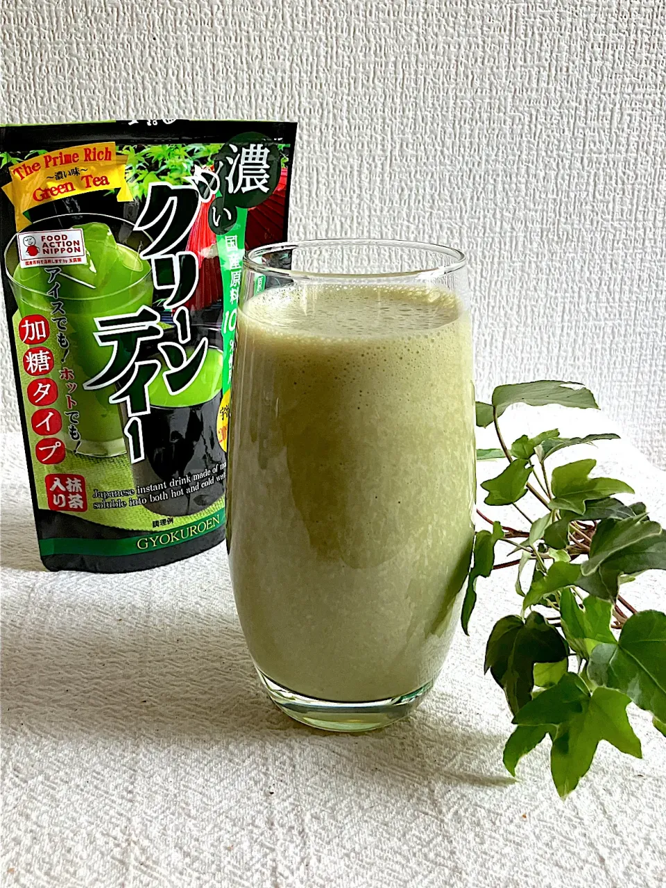 ＊濃いグリーンティーを使って🍀抹茶バナナ豆乳🍵🍌🥛＊|＊抹茶＊さん