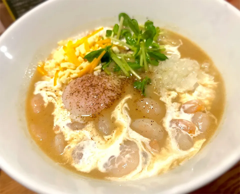 海老豚骨カルボナーララーメン🍜|toshi,I🍴さん