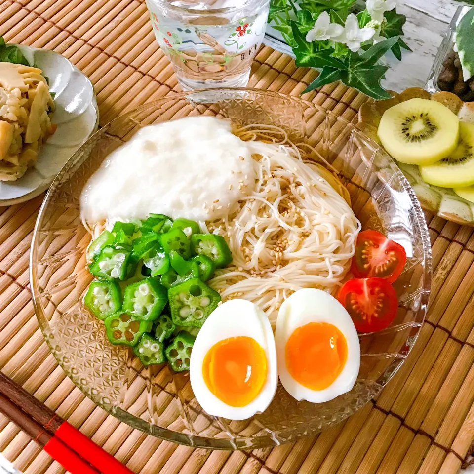 ねばとろぶっかけそうめん|ハマーさん