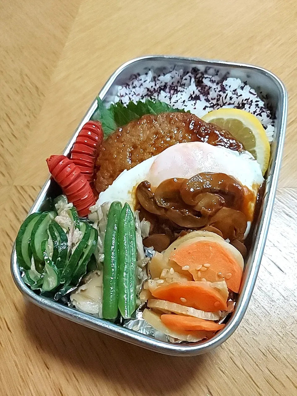 ハンバーグ弁当|nahoさん