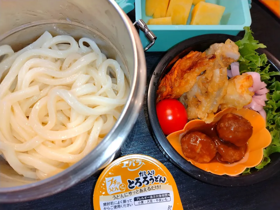 Snapdishの料理写真:うどん弁当|ぱいなっぷるさん