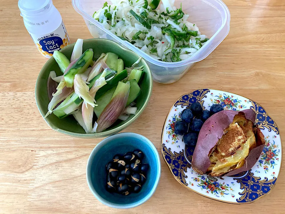 Snapdishの料理写真:久しぶりに外食した翌日のリセット朝ごはん🍀|さくたえさん