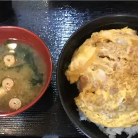 カツ丼　味噌汁|ATさん