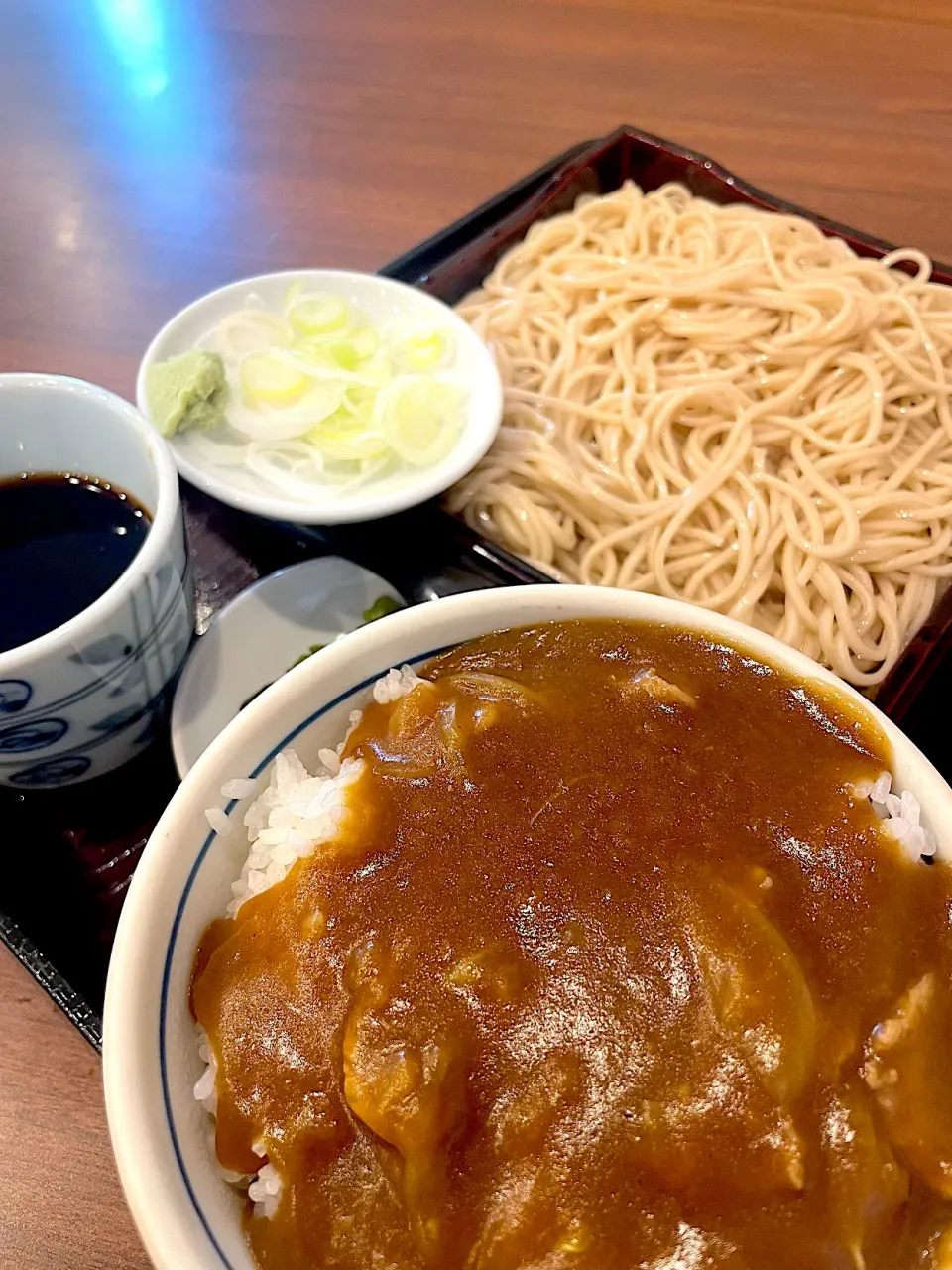 ミニカレー丼ともりそば！|Tomyさん