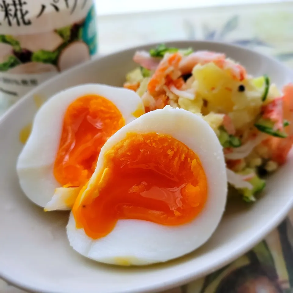 番外編
味玉 塩糀パウダー浸け　🥚|みるくここあさん