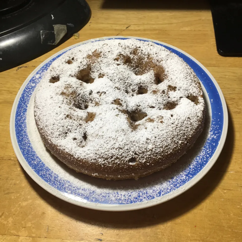 Snapdishの料理写真:炊飯器で焼いたバナナチョコケーキ|enarinさん