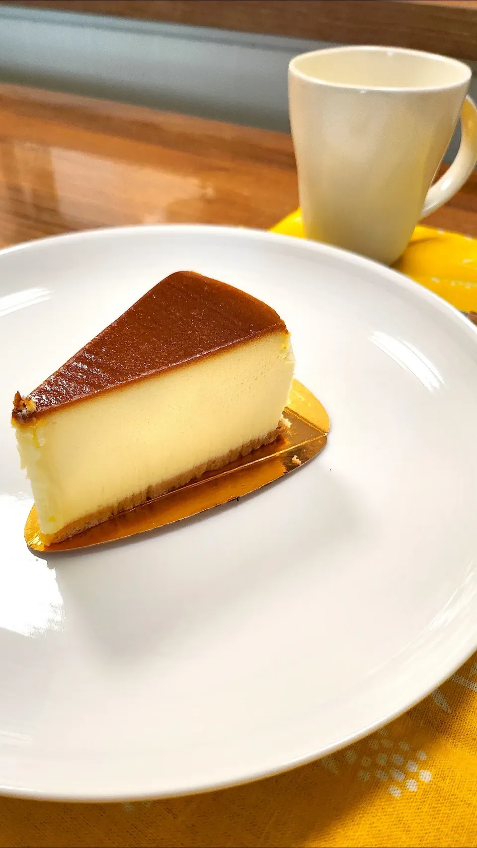 chicago cheese cake & milk for breakfast|Ninaさん